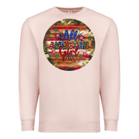 Pale Pink all american girl Premium Sweatshirt - Artiststas