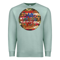 Seafoam all american girl Premium Sweatshirt - Artiststas