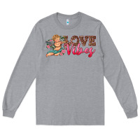 Heather Grey love vibes cupid Long Sleeve Tee - RanaPortraitStore