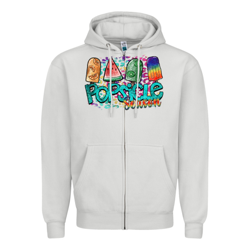 Popsicle Season Zipper Hoodie by SublimationCraftShop | Teevron