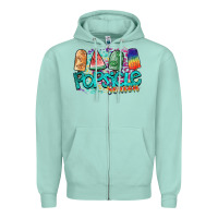 Seafoam popsicle season Zipper Hoodie - SublimationCraftShop