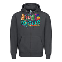Smoke popsicle season Zipper Hoodie - SublimationCraftShop