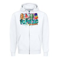 White popsicle season Zipper Hoodie - SublimationCraftShop