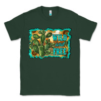 Sports Green wild and free cactus Classic Tee - RanaPortraitStore