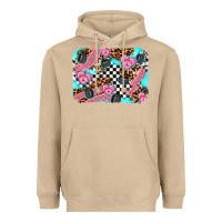 Mushroom race day background Heavyweight Hoodie - AdoDesignShop