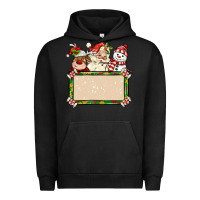 Santa Reindeer Snowman Preview And Costom Name Urban Hoodie | Teevron
