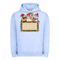 Pigment Grape Ice santa reindeer snowman preview and costom name Urban Hoodie - MaliasSmallBusiness