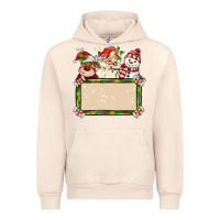 Sandshell santa reindeer snowman preview and costom name Urban Hoodie - MaliasSmallBusiness