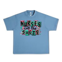 Pebble Blue nurses call the shots Urban Heavy Tee - RanaPortraitStore
