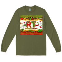 Army Green respiratory therapist juneteenth Long Sleeve Tee - Zillion Design Studio