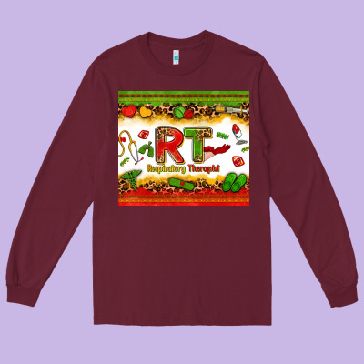 Respiratory Therapist Juneteenth Long Sleeve Tee Designed By Zillion Design Studio