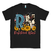 Black rn registered nurse Classic Tee - FaDigitalArtStudio