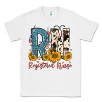White rn registered nurse Classic Tee - FaDigitalArtStudio