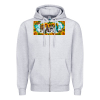 Heather Grey mama sunflower libbey cup Zipper Hoodie - HRA Design Shop