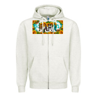 Oatmeal Heather mama sunflower libbey cup Zipper Hoodie - HRA Design Shop
