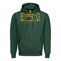 Sports Green mama sunflower libbey cup Zipper Hoodie - HRA Design Shop