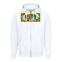 White mama sunflower libbey cup Zipper Hoodie - HRA Design Shop
