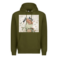 Army Green nail boss Premium Hoodie - MaliasSmallBusiness