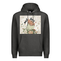 Charcoal Heather nail boss Premium Hoodie - MaliasSmallBusiness