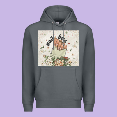 Nail Boss Premium Hoodie Designed By Maliassmallbusiness