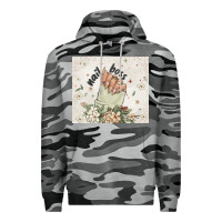 Slate Camo nail boss Premium Hoodie - MaliasSmallBusiness