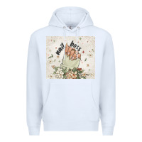 White nail boss Premium Hoodie - MaliasSmallBusiness