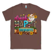 Chestnut drink happy thoughts Classic Tee - Zillion Design Studio