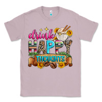 Lilac drink happy thoughts Classic Tee - Zillion Design Studio