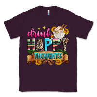 Plum drink happy thoughts Classic Tee - Zillion Design Studio