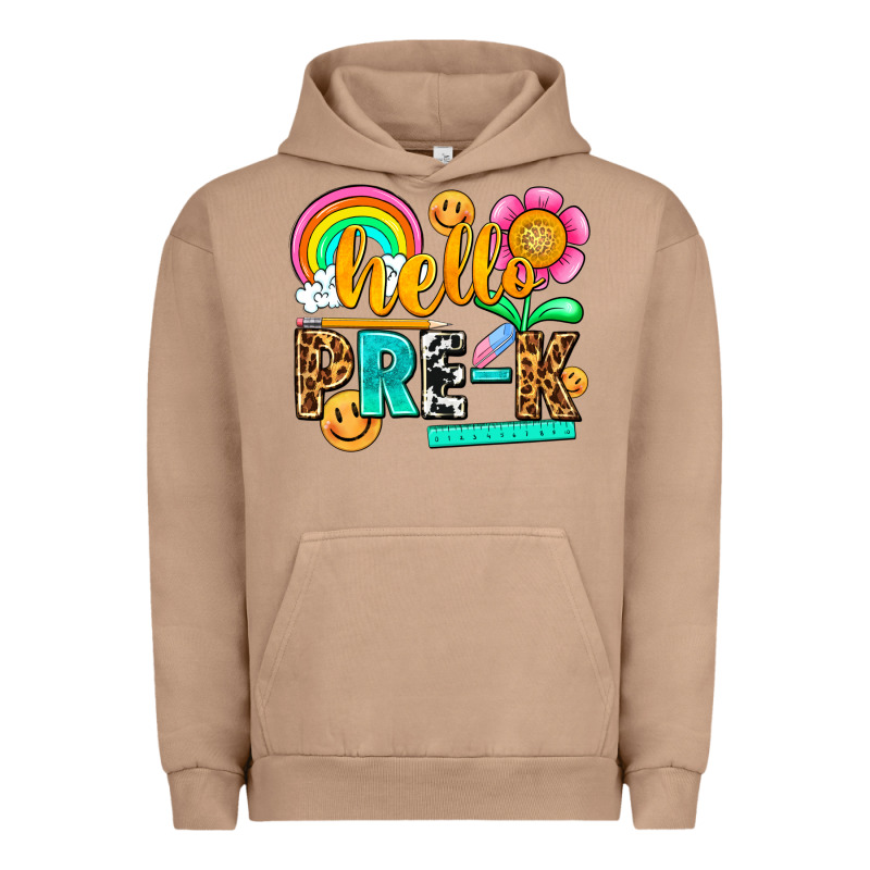 Hello Pre K Urban Hoodie by NancyCooperArtShop | Teevron