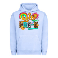 Pigment Grape Ice hello pre k Urban Hoodie - NancyCooperArtShop