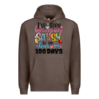 Coffee 100 days of school Premium Hoodie - MaliasSmallBusiness