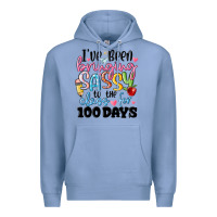 Colony Blue 100 days of school Premium Hoodie - MaliasSmallBusiness