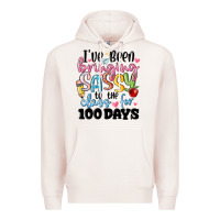 Pale Pink 100 days of school Premium Hoodie - MaliasSmallBusiness