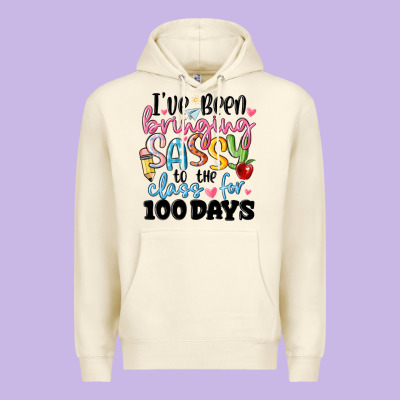 100 Days Of School Premium Hoodie Designed By Maliassmallbusiness