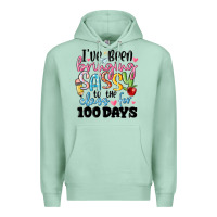 Seafoam 100 days of school Premium Hoodie - MaliasSmallBusiness