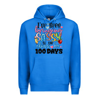 True Royal 100 days of school Premium Hoodie - MaliasSmallBusiness