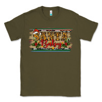 Army Green christmas western santa baby Classic Tee - RanaPortraitStore