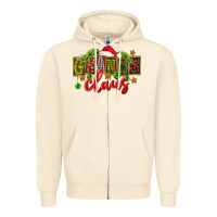 Sandshell Christmas granna claus Zipper Hoodie - FaDigitalArtStudio