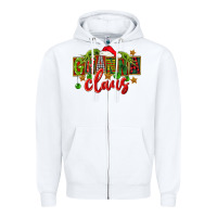 White Christmas granna claus Zipper Hoodie - FaDigitalArtStudio