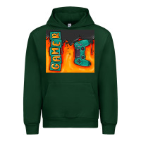 Forest Green gamer Urban Hoodie - MaliasSmallBusiness