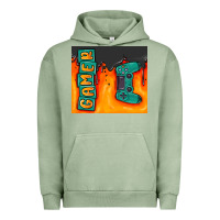 Pigment Oil Green gamer Urban Hoodie - MaliasSmallBusiness