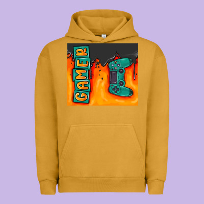 Gamer Urban Hoodie Designed By Maliassmallbusiness