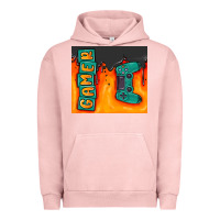 Pigment Salmon gamer Urban Hoodie - MaliasSmallBusiness