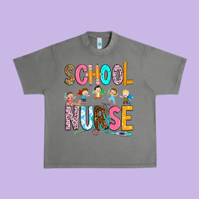 School Nurse Urban Heavy Tee Designed By Ranaportraitstore
