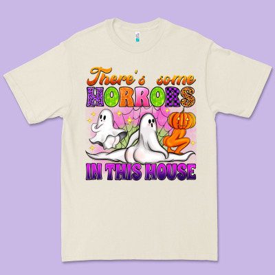 Theres Some Horrors In This House Premium Tee Designed By Artiststas
