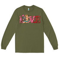 Army Green love cupid Long Sleeve Tee - RanaPortraitStore
