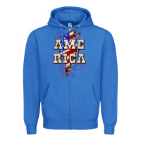 True Royal America 4th of July Zipper Hoodie - CowGirlArtShop