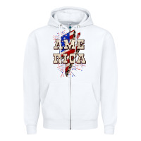 White America 4th of July Zipper Hoodie - CowGirlArtShop