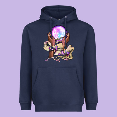 Stay Witchy Heavyweight Hoodie Designed By Bundleandbundleshop